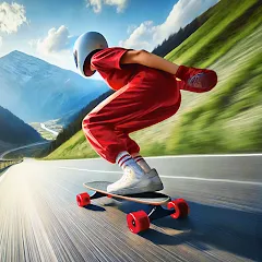 Downhill Race League Mod APK icon